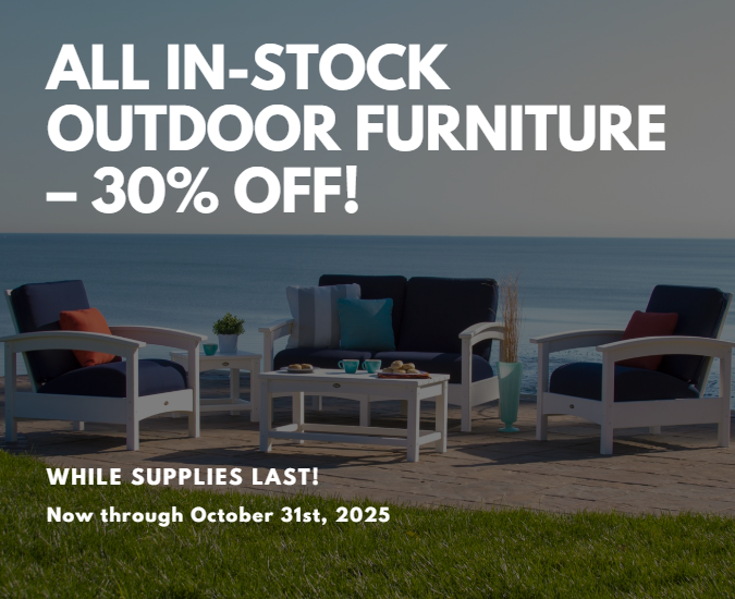 All In-stock Outdoor Furniture – 30% OFF!